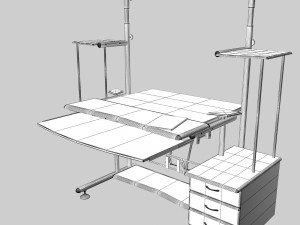 computer tabel Modello 3D