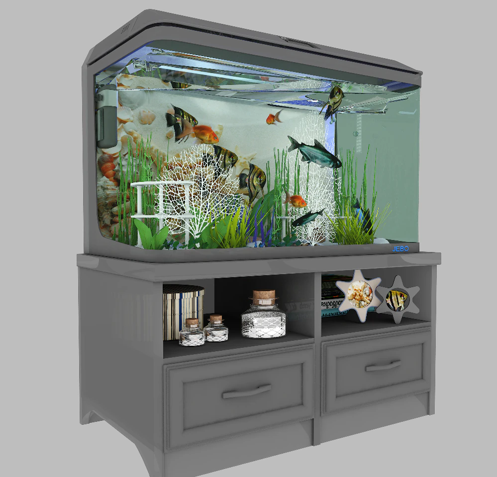 aquarium 1 3D Model .c4d .max .obj .3ds .fbx .stl .blend