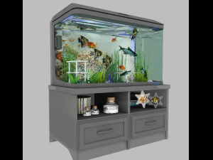 水族館1 3Dモデル