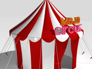 circus tent 3D Model