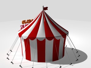 circus tent 3Dモデル