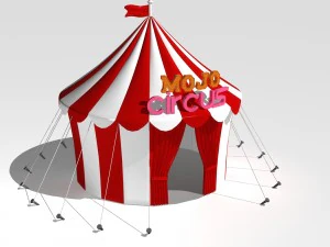 circus tent 3D Model
