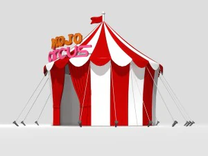 circus tent 3D Model