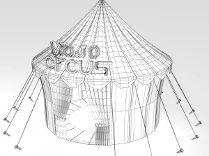 circus tent 3D Model