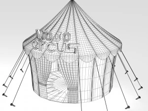 circus tent 3D Model