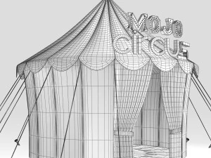 circus tent 3D Model
