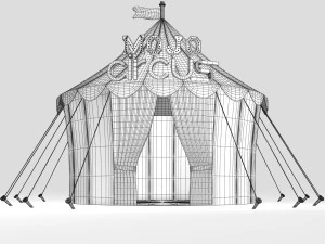 circus tent 3D Model