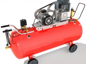 electric air compressor Modèle 3D