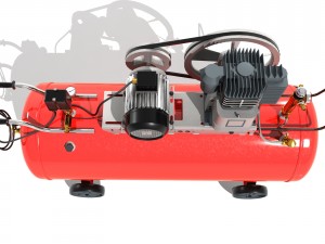 electric air compressor 3D 모델