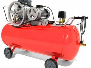 electric air compressor 3D Model
