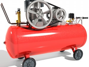 electric air compressor 3D 모델