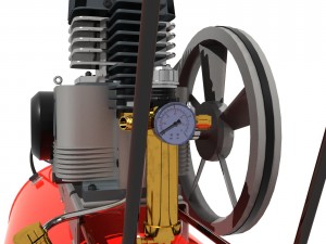 electric air compressor 3D 모델