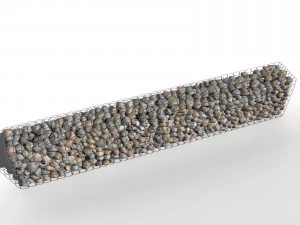 gabion baskets wall 3D Model