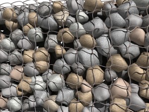 gabion baskets wall 3D Model