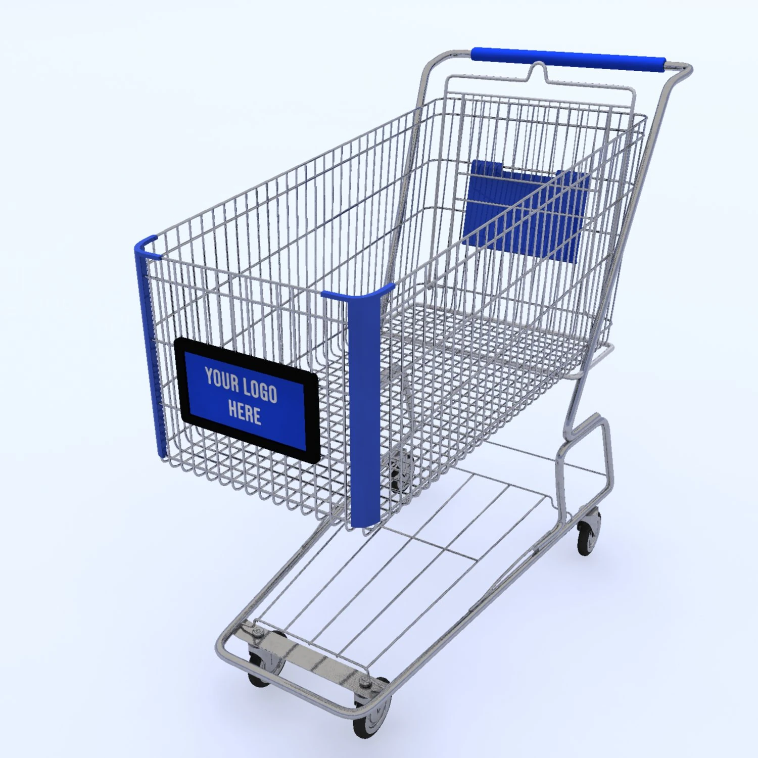 shopping cart 3D Model .c4d .max .obj .3ds .fbx .stl .blend