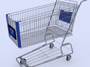 shopping cart 3D Model