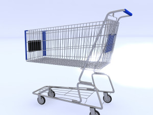 shopping cart 3D Model