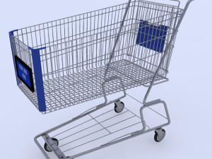 shopping cart 3D Model