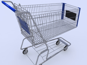 shopping cart 3D Model