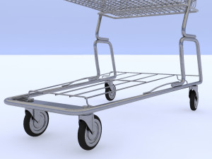 shopping cart 3D Model