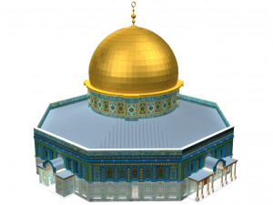 al aqsa mosque mezroca Model 3D