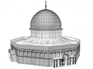 al aqsa mosque mezroca 3D Model