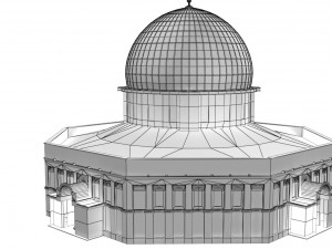 al aqsa mosque mezroca Model 3D