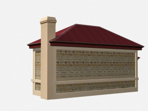 post office building 3D मॉडल