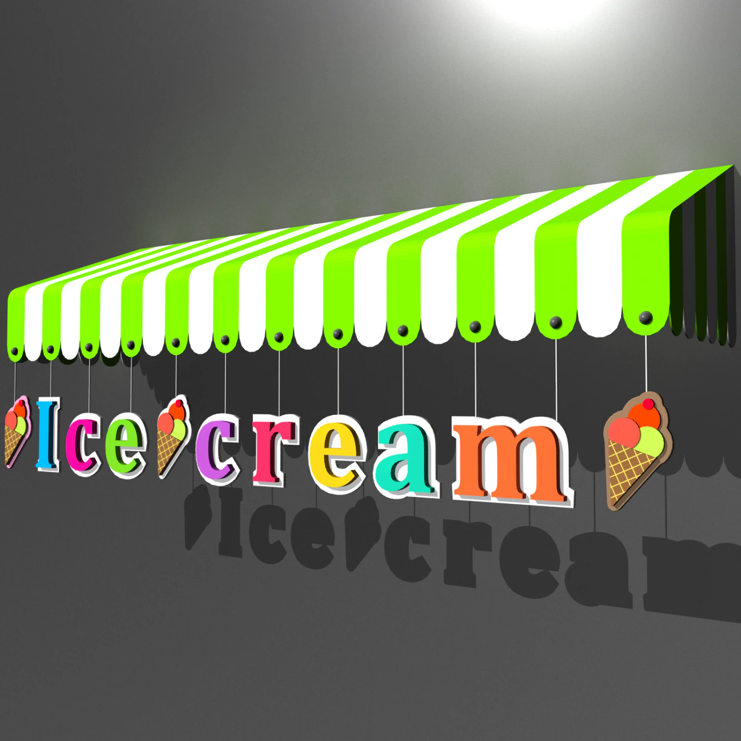 awning 06 3D Model .c4d .max .obj .3ds .fbx .stl .blend 