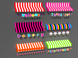 awnings 3D Model