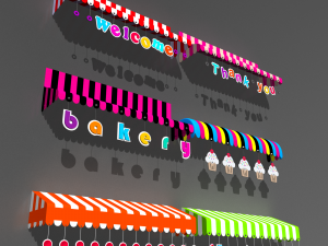 awnings Modèle 3D