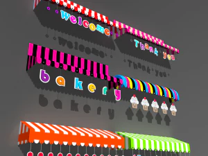 awnings 3D Model