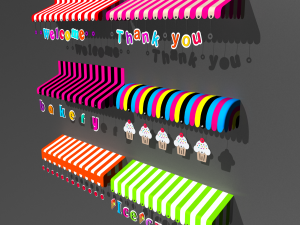 awnings Modèle 3D