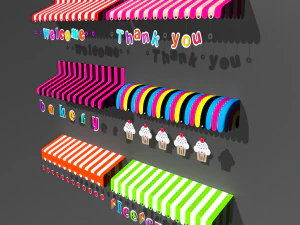 awnings 3D Model