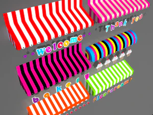 awnings 3D Model