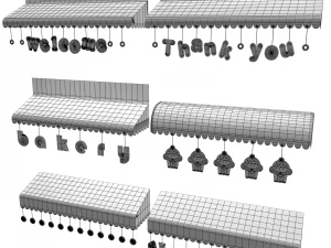 awnings 3D Model
