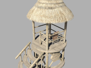 lifeguard tower 3D-Modell