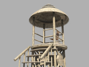 lifeguard tower Model 3D
