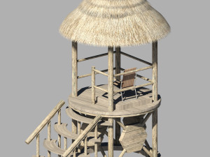 lifeguard tower Model 3D