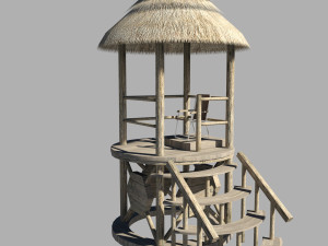 lifeguard tower Model 3D