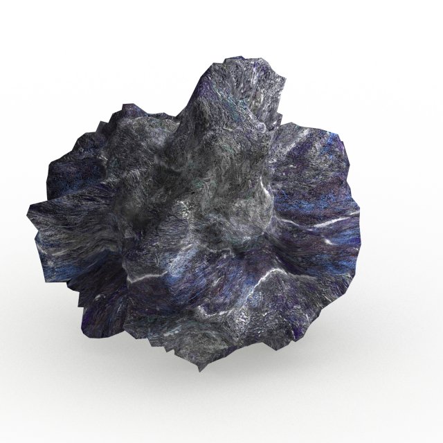 Rock stone 04 3D Model .c4d .max .obj .3ds .fbx .stl .blend 