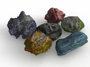 Rock 3 type boulder 3Dモデル