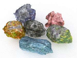 Rock 3 type boulder 3Dモデル