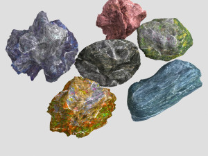Rock 3 type boulder 3Dモデル