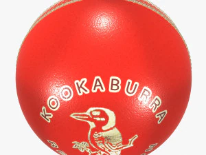 Kookaburra cricket ball 3D Model