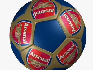soccer ball arsenal 3D Model