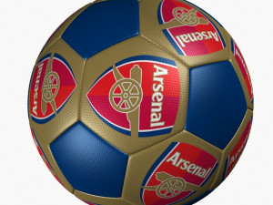 soccer ball arsenal 3D Model