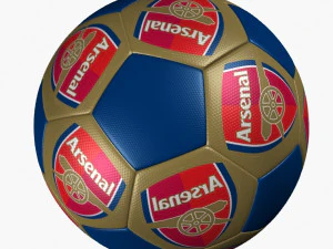 soccer ball arsenal 3D Model