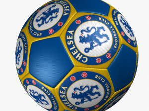 soccer ball chelsea fc 3D Модель