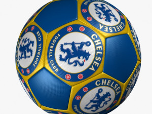 soccer ball chelsea fc 3D Модель